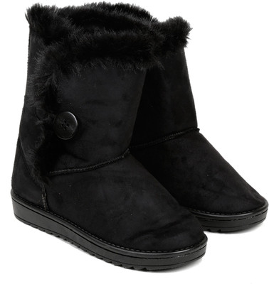 

TEN Black Suede Uggs Boots For Women(Black)