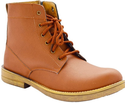 

Kraasa Premium Quality Boots For Men(Tan