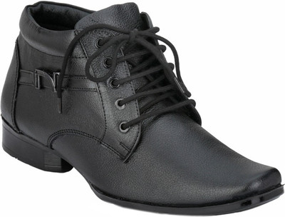 

Kingswalker Corporate premium leather Lace Up Shoes For Men(Black