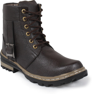 

Shoe Island Rider-X Coffee Brown Edition Long Boots Boots For Men(Brown
