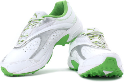 

Puma Lithium Rubber Running Shoes For Men(Green, White, Silver, White;jasmine green;puma silver