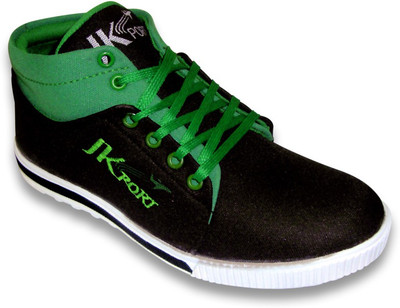 

JK Port Black Synthetic Leather Casual Shoe Casuals For Men(Black