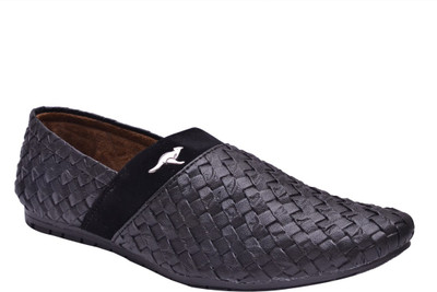 

Hirel's Stylish Nagra Loafers For Men(Black
