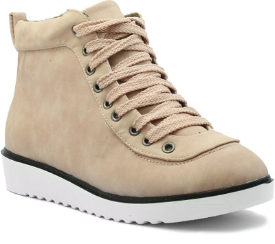 

Shuberry Sneakers For Women(Beige, Pink