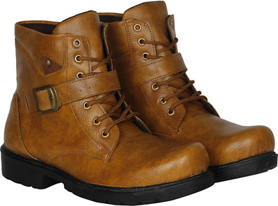

Kraasa Long Boots For Men(Tan