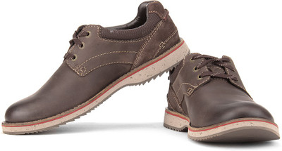 

Clarks Mahale Plain Corporate Casuals For Men(Brown, Dark brown