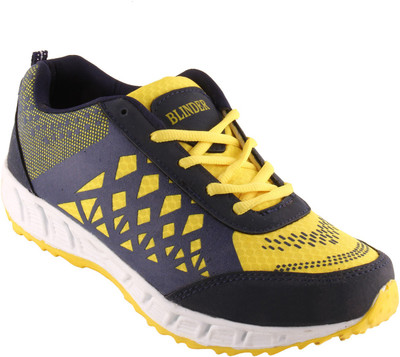 

Blinder Men's CR-001-YELLOW-N.-BLUE Running Shoes For Men(Yellow, Black