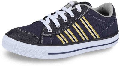 

Unistar Gents Blue Canvas Shoes For Men(Blue)