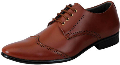 

FAUSTO Lace Up For Men(Tan
