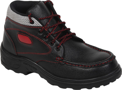 

Kavacha Steel Toe Safety Shoe, S14 Boots For Men(Black
