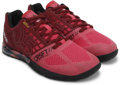 

REEBOK R CROSSFIT NANO 5.0 Gym and Fitness Shoes For Women(Multicolor, Pink/merlot/black/coal