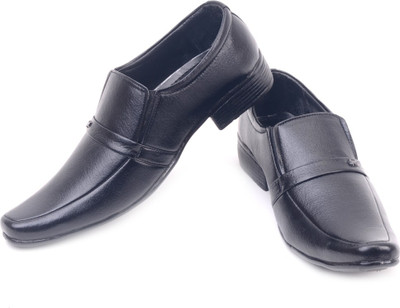 

Rajdoot Sleek Slip On Shoes For Men(Black