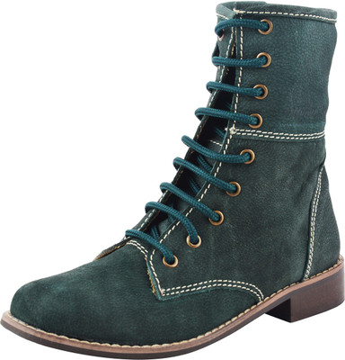 

Willywinkies Cool And Trendy Boots For Women(Green