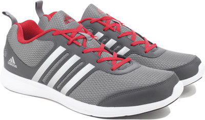 

ADIDAS YKING M Running Shoes For Men(Grey, Red, Dgsogr/visgre/silvmt/scar
