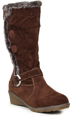 

Stylistry Maxis Brown Color Boots For Women(Brown