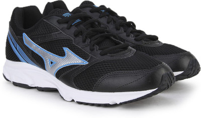 

Mizuno MAXIMIZER18 Running Shoes For Men(Black, Blue, Silver, Black/silver/diva blue