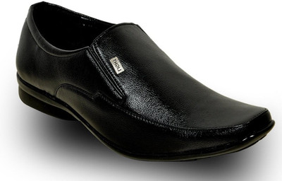 

Rosso Italiano Slip On Shoes For Men(Black