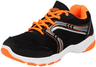 

Action Men's Sports Running Shoes For Men(Black, Orange