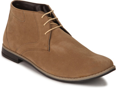 

Escaro Men's Casual Boots For Men(Beige