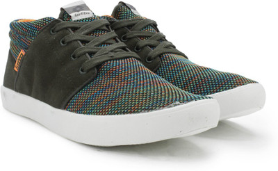 

Lotto LAGOON MID Sneakers For Men, Olive/orange
