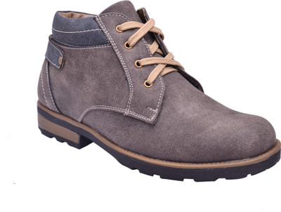 

Bxxy Grey Suede Ankle Boots For Men(Grey