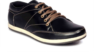 

Levanse Moctoe Corporate Casuals For Men(Black, Matte black