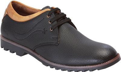 

Footoes Lace Up Casuals For Men(Black