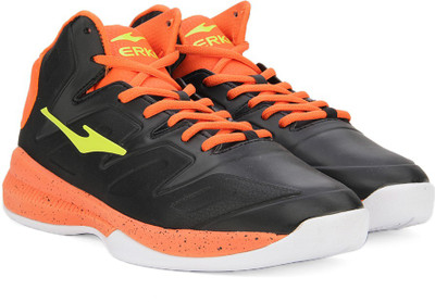 

Erke Basketball Shoes For Men(Black, Black/d.orange
