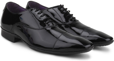 

Knotty Derby Toe Cap Oxford Lace Up For Men(Black