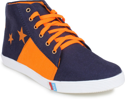 

Ortan Canvas Shoes For Men(Blue), Orange