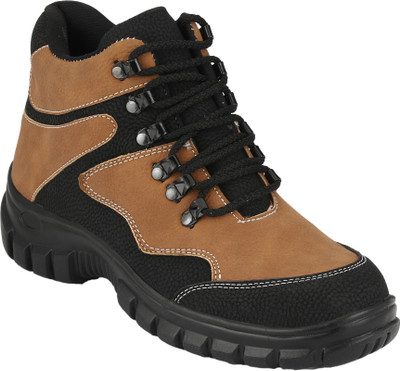 

Udenchi Steel Toe Safety Boots For Men(Beige)