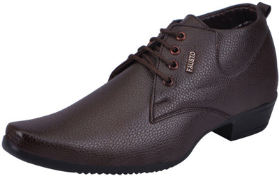 FAUSTO Lace Up For Men(Tan