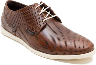 

Red Tape RTR1192 Casuals For Men(Brown, Off White