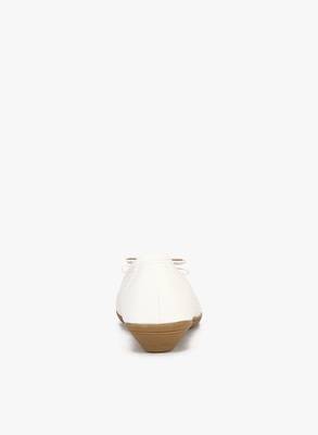Addons Lucia Perforated Peep Toe Ballerinas Bellies