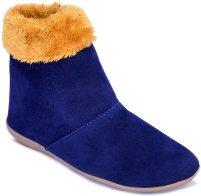 

Myra Comfortable Boots For Women(Blue, Navy blue