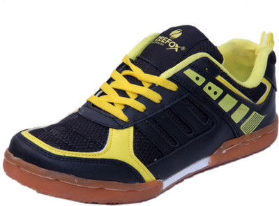 

Zeefox Badminton Shoes For Men(Black, Black//yellow