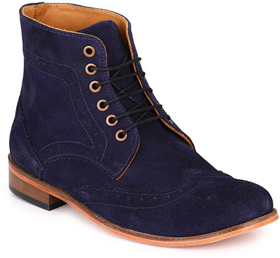 

Lujo Boots For Men(Blue, 03;blue