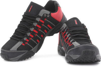 Sparx SM-157 Sneakers For Men(Black, Grey, Red), Black red
