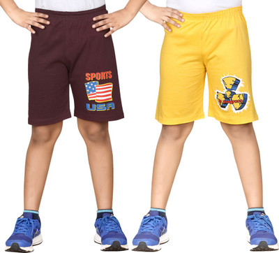 

Dongli Short For Boys Cotton Linen Blend, Cotton Nylon Blend, Cotton Linen Blend(Brown, Pack of 2, Combo color