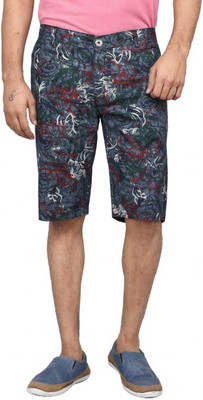 

Clickroo Printed Men's Blue Chino Shorts