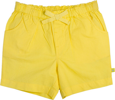 

FS Mini Klub Short For Girls Cotton(Yellow, Pack of 1