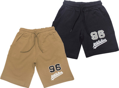 

JusCubs Short For Boys Embriodered Cotton(Multicolor, Pack of 2, Beige & navy