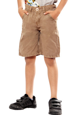 

Uber Urban Short For Boys Cotton Linen Blend, Cotton Nylon Blend, Cotton Linen Blend(Beige, Pack of 1