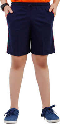 

Fizzi Solid Men's Dark Blue Bermuda Shorts, Navy blue
