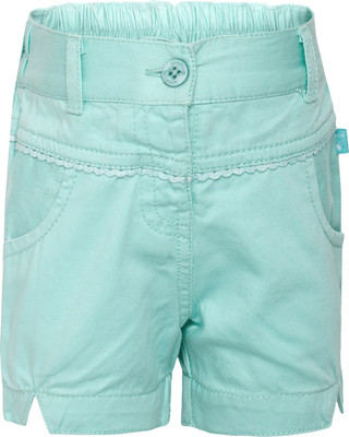 

FS Mini Klub Short For Girls Printed Cotton Linen Blend, Cotton Nylon Blend, Cotton Linen Blend(Green
