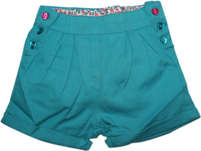 

FS Mini Klub Short For Girls Cotton(Blue, Pack of 1, Teal