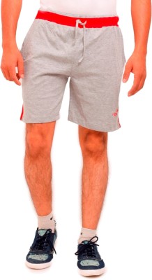 Vego Self Design Men Grey Night Shorts