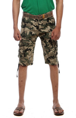 

Sports 52 Wear Printed Men's Multicolor Cargo Shorts, L.green