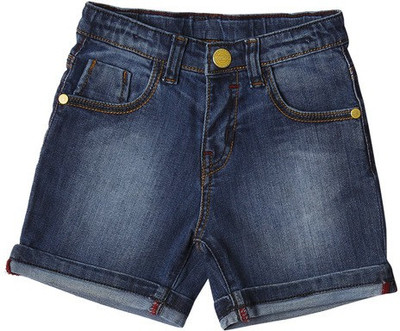 

SuperYoung Short For Boys Cotton Linen Blend, Cotton Nylon Blend, Cotton Linen Blend(Blue, Pack of 1
