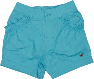 

FS Mini Klub Short For Girls Cotton(Blue, Pack of 1, Peacockblue